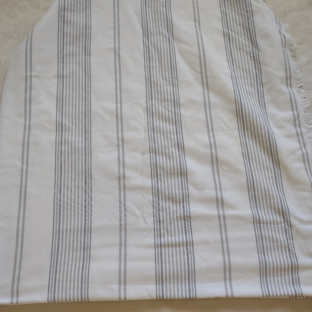 UGG striped cotton shower curtain